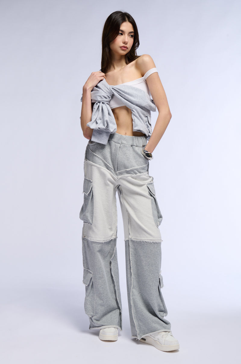 FASHION FORWARD WIDE LEG SWEATPANT