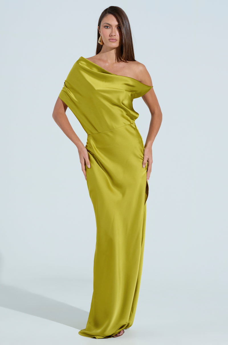 ISLA SATIN MAXI DRESS