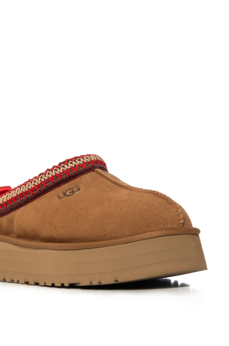 UGG TAZZ FLAT SLIPPER IN CHESTNUT