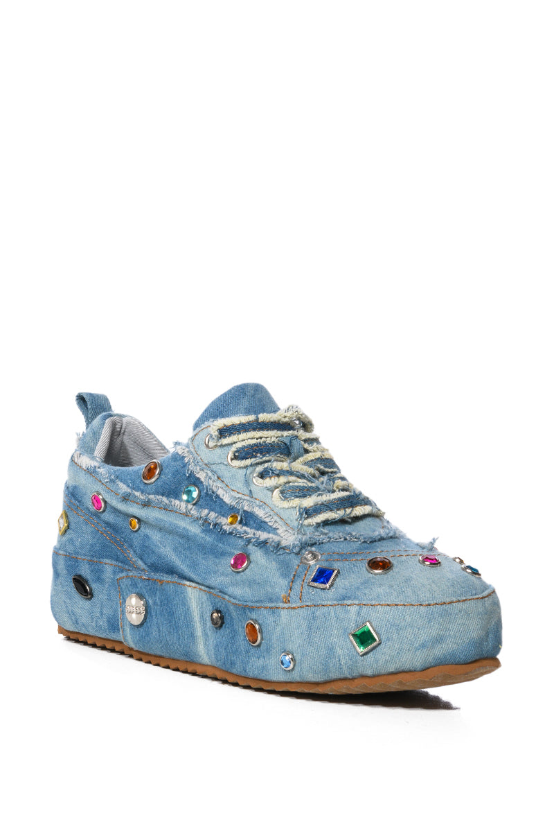 AZALEA WANG MAI DENIM SNEAKER