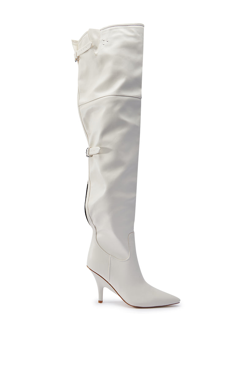 AZALEA WANG BACKER BONE OVER THE KNEE BOOT