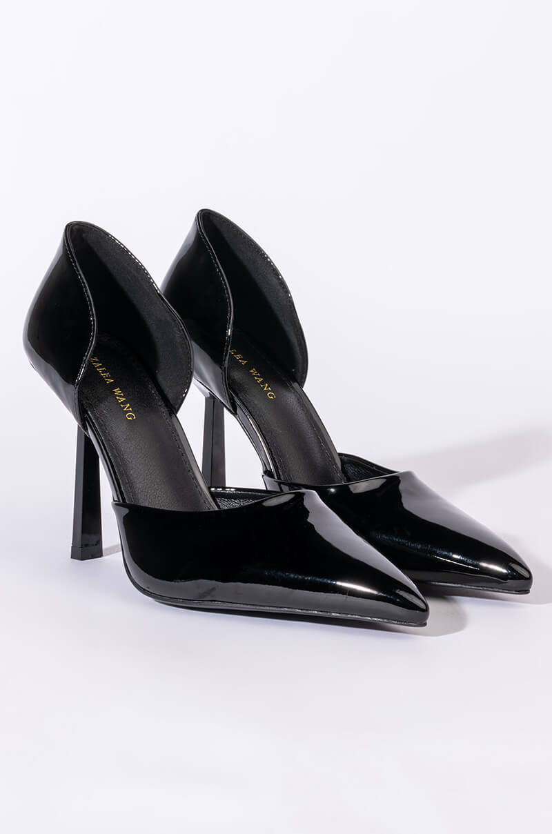 AZALEA WANG DONT TRIP STILETTO PUMP IN BLACK