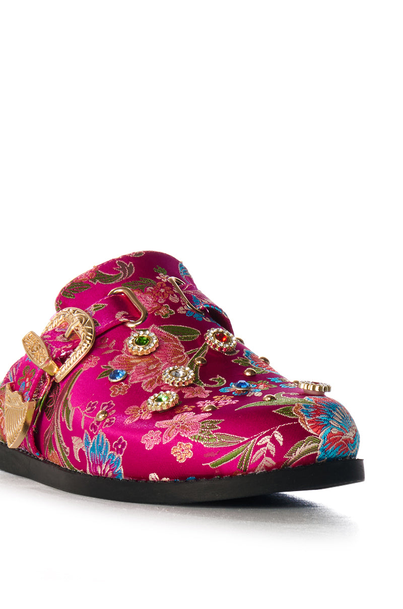 AZALEA WANG QUINBY BROCADE CLOG IN PINK