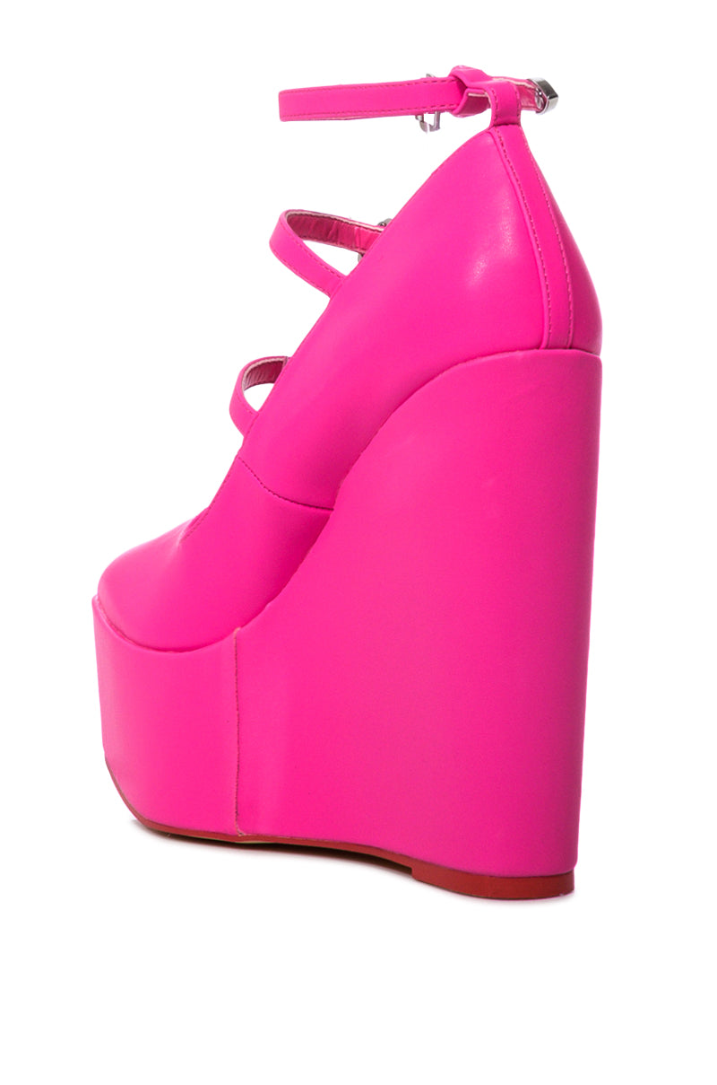 YULIA PINK PATENT PUMP