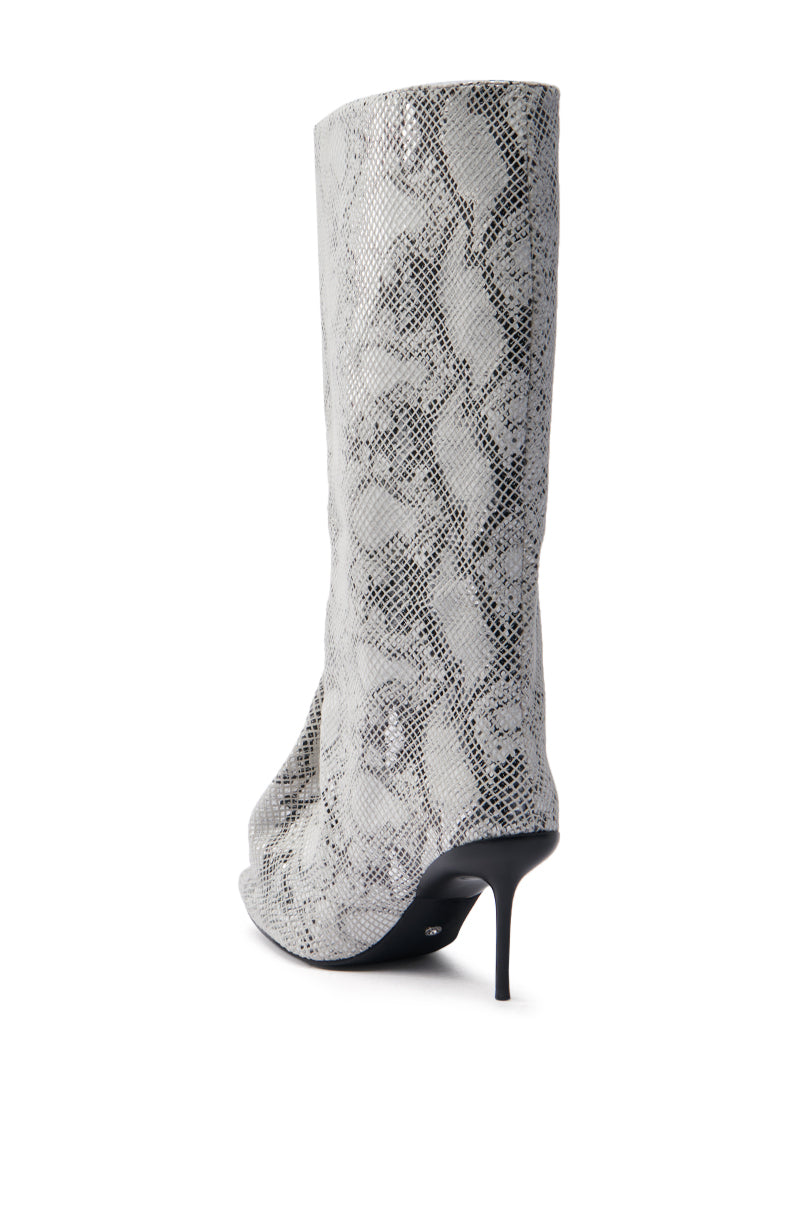 AZALEA WANG COUTURECRAZY SNAKE BOOT