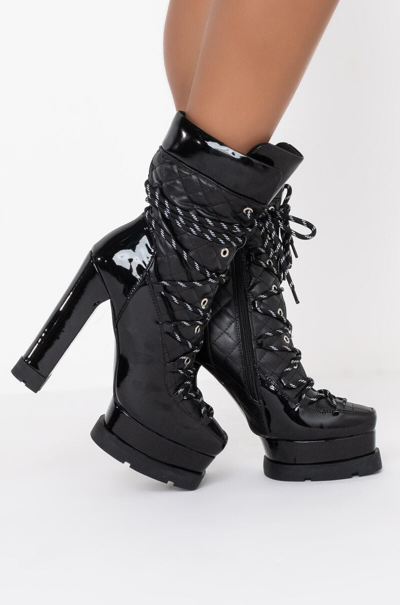 AZALEA WANG YOU WANT IT YOU GOT IT CHUNKY BOOTIE IN BLACK