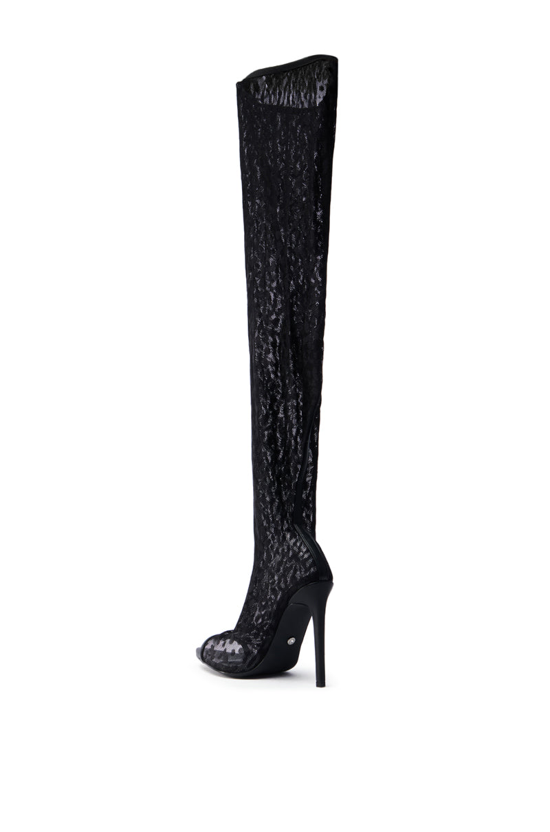 AZALEA WANG PATRICIA BLACK STILETTO BOOT