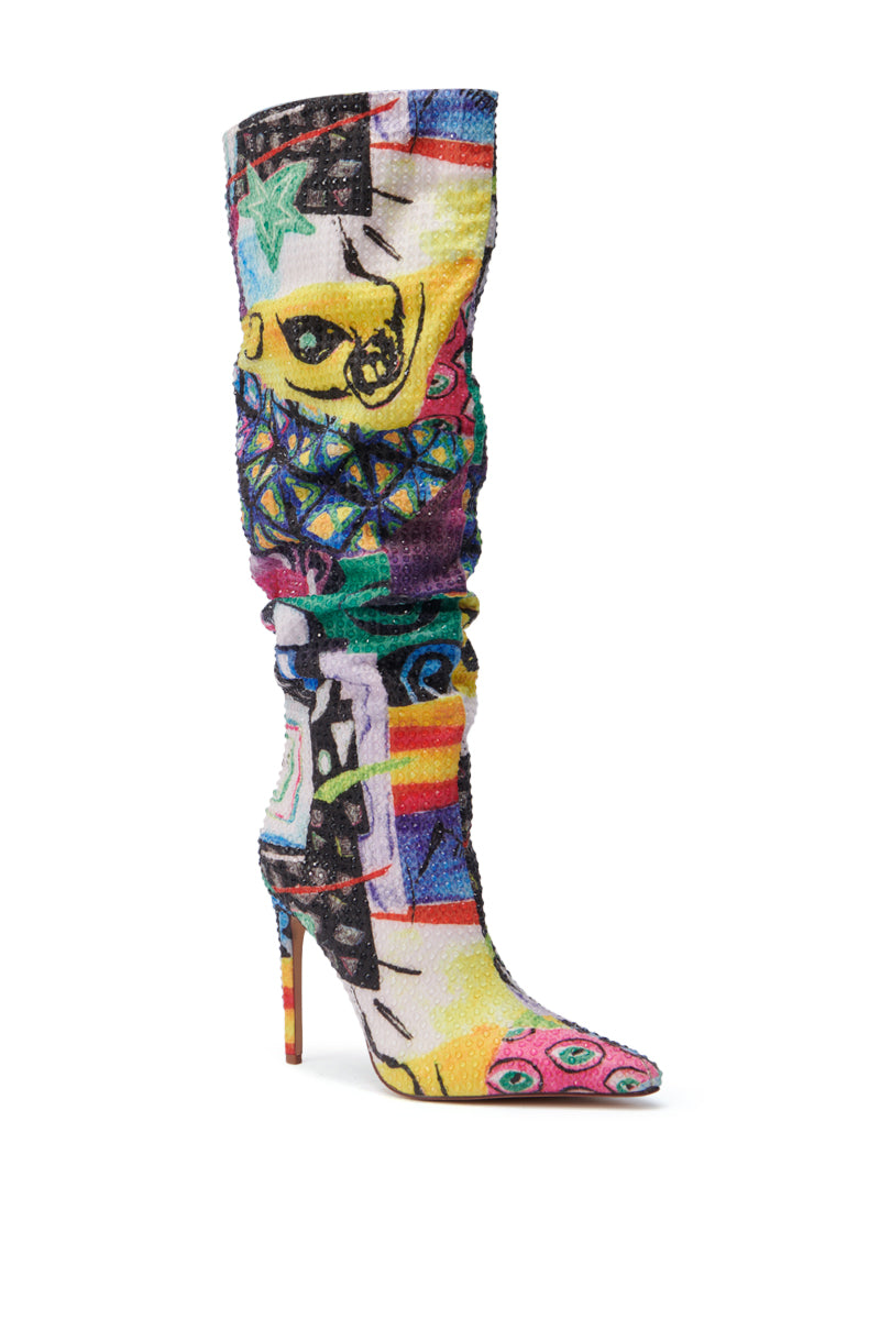 AZALEA WANG JONEL MULTI STILETTO BOOT