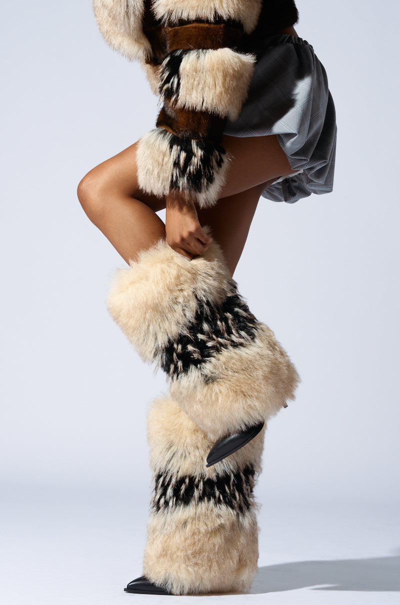 AZALEA WANG EKKO MULTI FUR BOOT