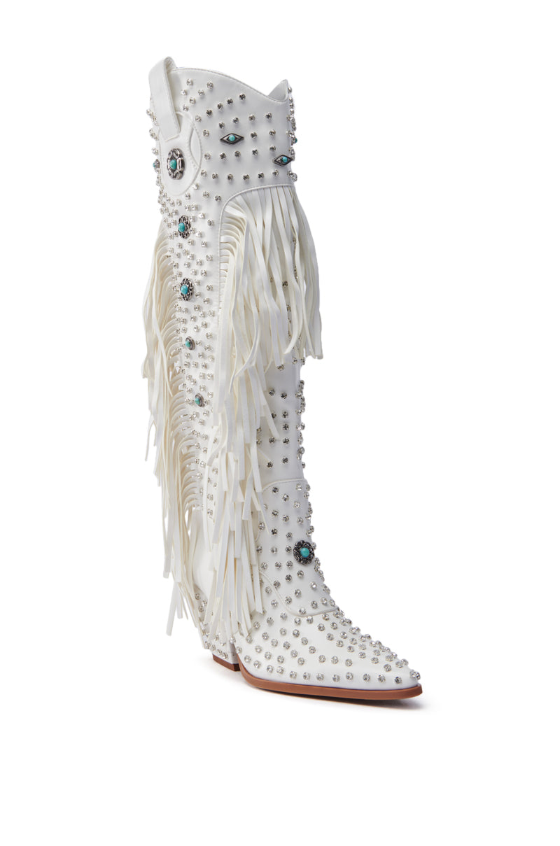 AZALEA WANG BENNETT WHITE BOOT