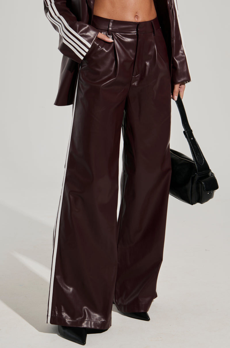 DAYTIME LOVIN TROUSER IN BURGUNDY