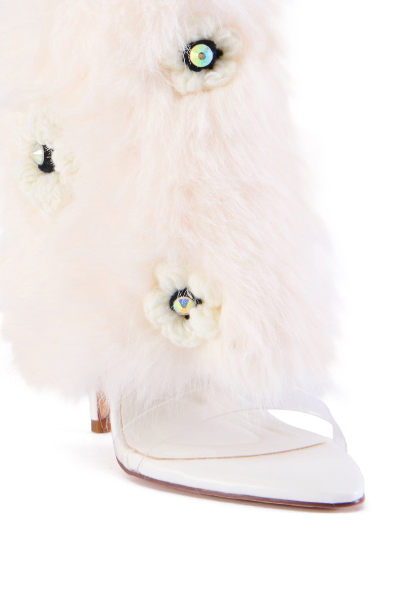 AZALEA WANG SIARA FUR SANDAL