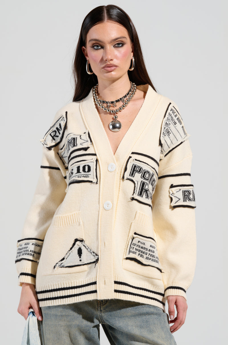 ROCK WITH ME CARDIGAN