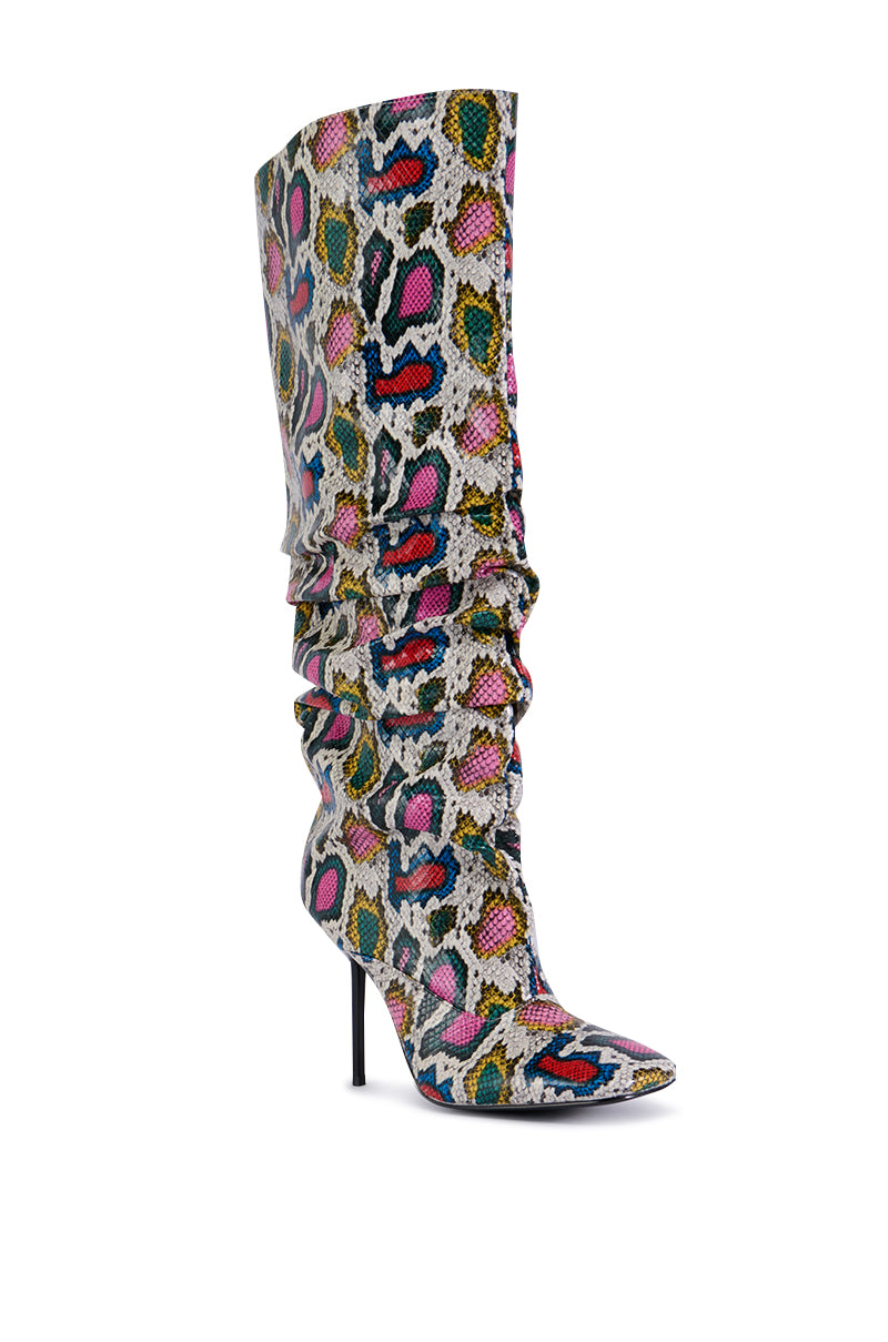 AZALEA WANG POKEY MULTI SNAKE BOOT