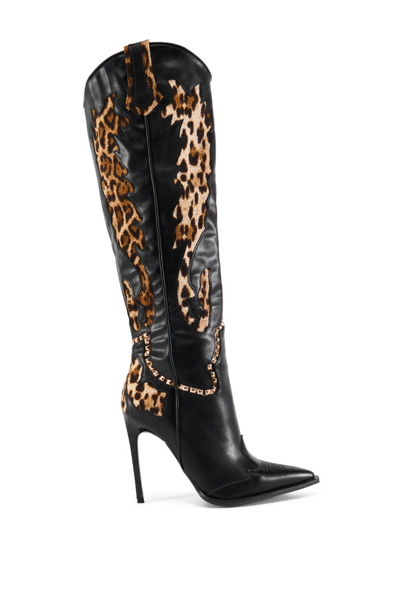 AZALEA WANG BRIGGS LEOPARD BOOT