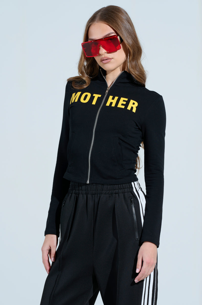 MOTHER F*UCKER ZIP UP SWEATSHIRT