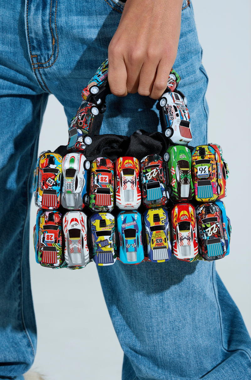 I GO FAST RACE CAR PURSE