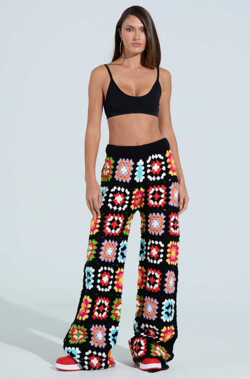 FESTIVAL GIRLY OVERSIZED CROCHET PANT