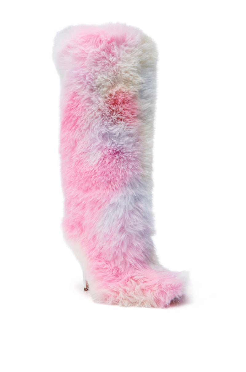 AZALEA WANG UPSETTER PINK STILETTO BOOT