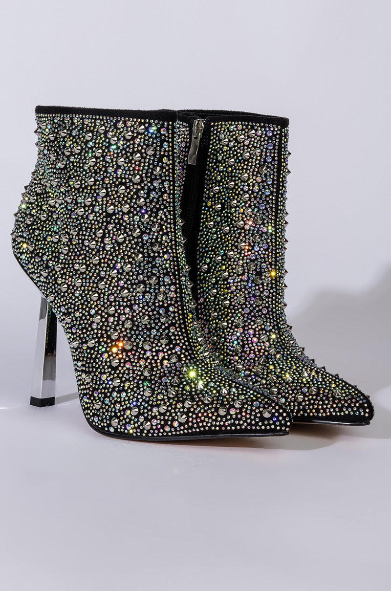 AZALEA WANG EYES ON ME STILETTO BOOTIE IN MULTI