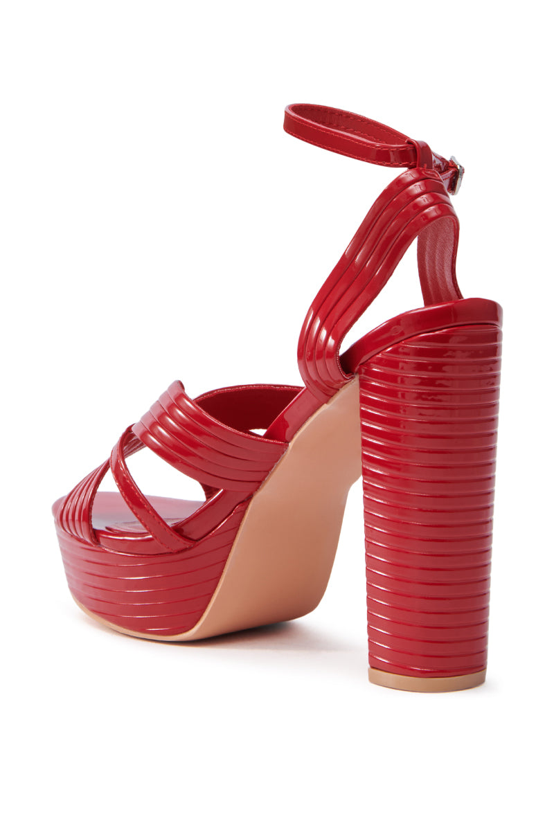 AZALEA WANG STANLEY RED SANDAL