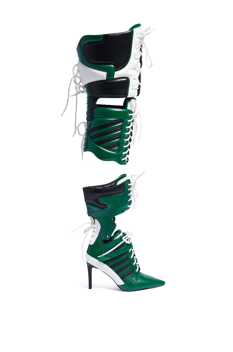 AZALEA WANG KANEY GREEN SPORT 2-1 BOOT