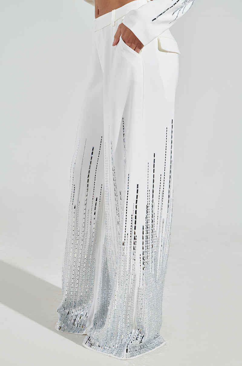 MILA EMBELLISHED FLARE PANT