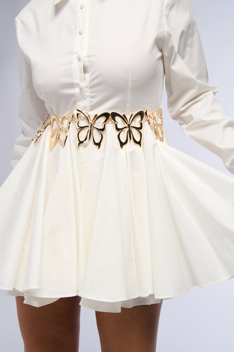 DONT FLY AWAY CHAIN BELT iN GOLD