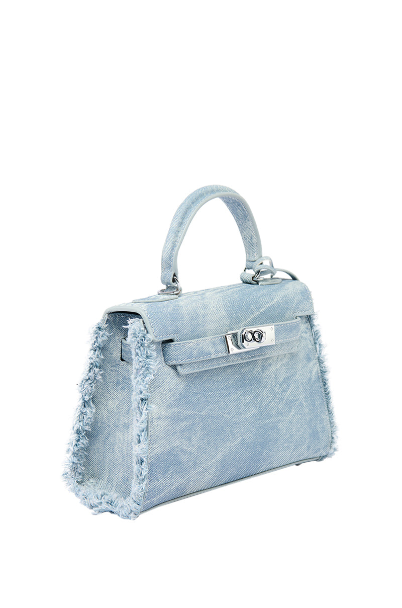 HARPER DISTRESSED DENIM PURSE