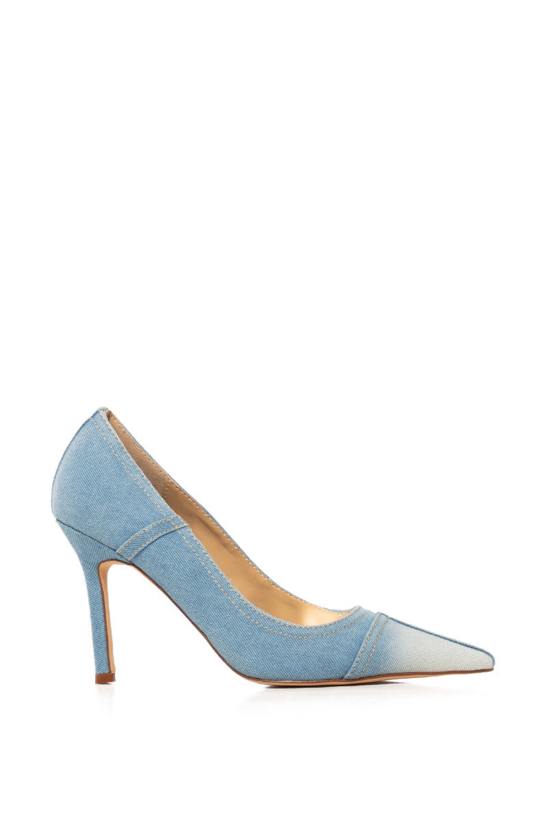 AZALEA WANG DIP N DOT DENIM OMBRE PUMP