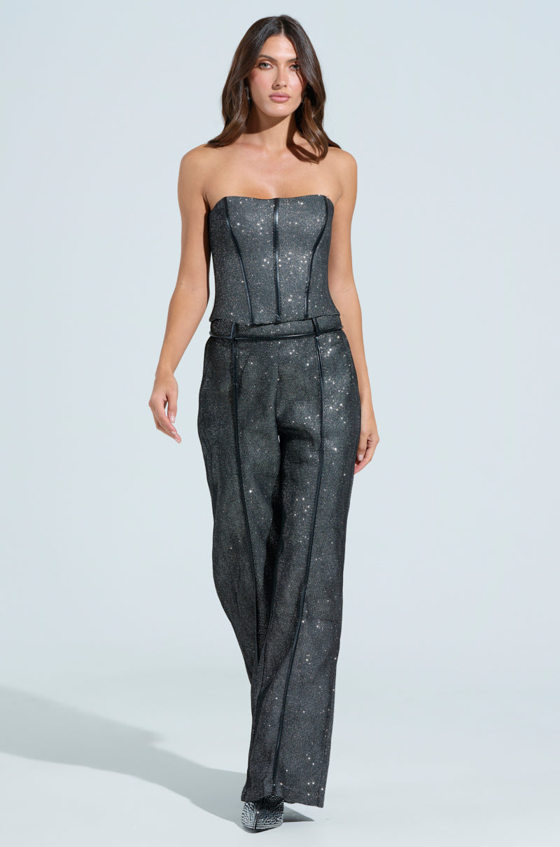 ALIA SPARKLE MESH PANT