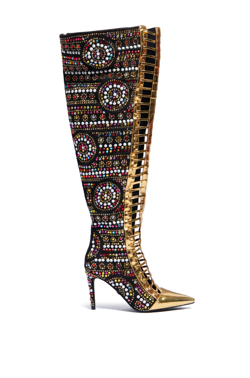 AZALEA WANG WILDA MULTI STILETTO BOOT