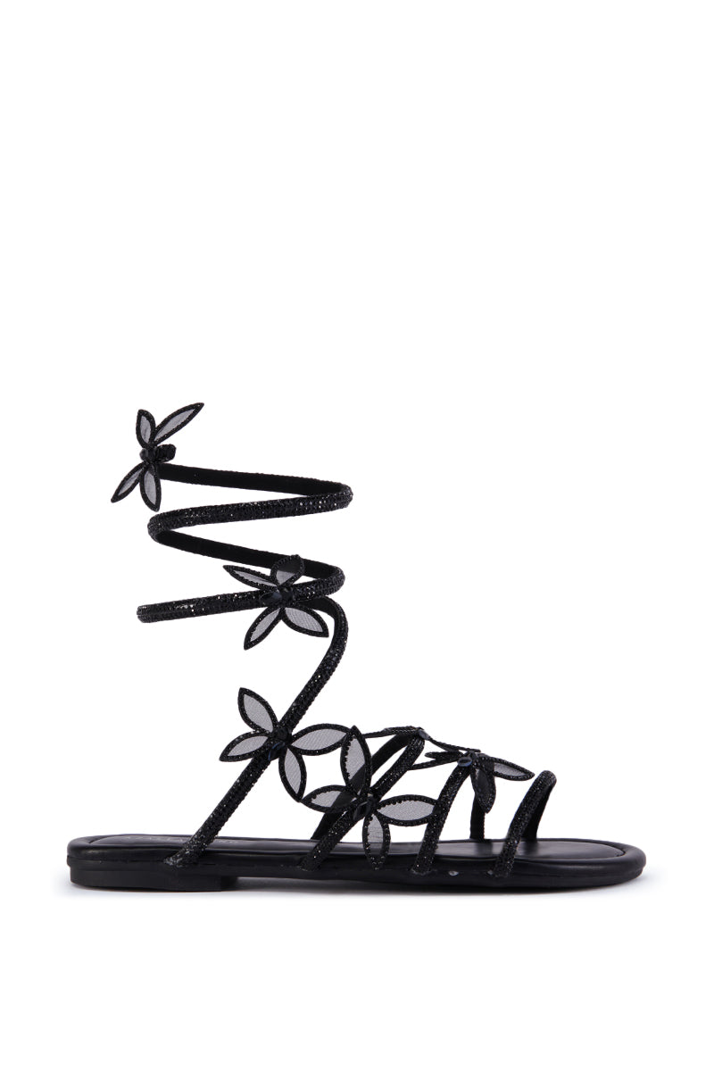 AZALEA WANG ALBUS FLAT BUTTERFLY SANDAL