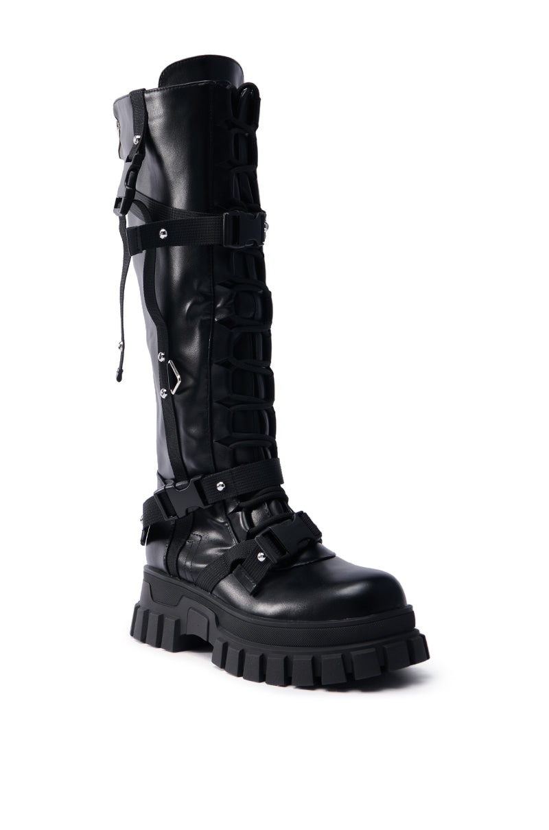 AZALEA WANG MYRON BLACK BOOT