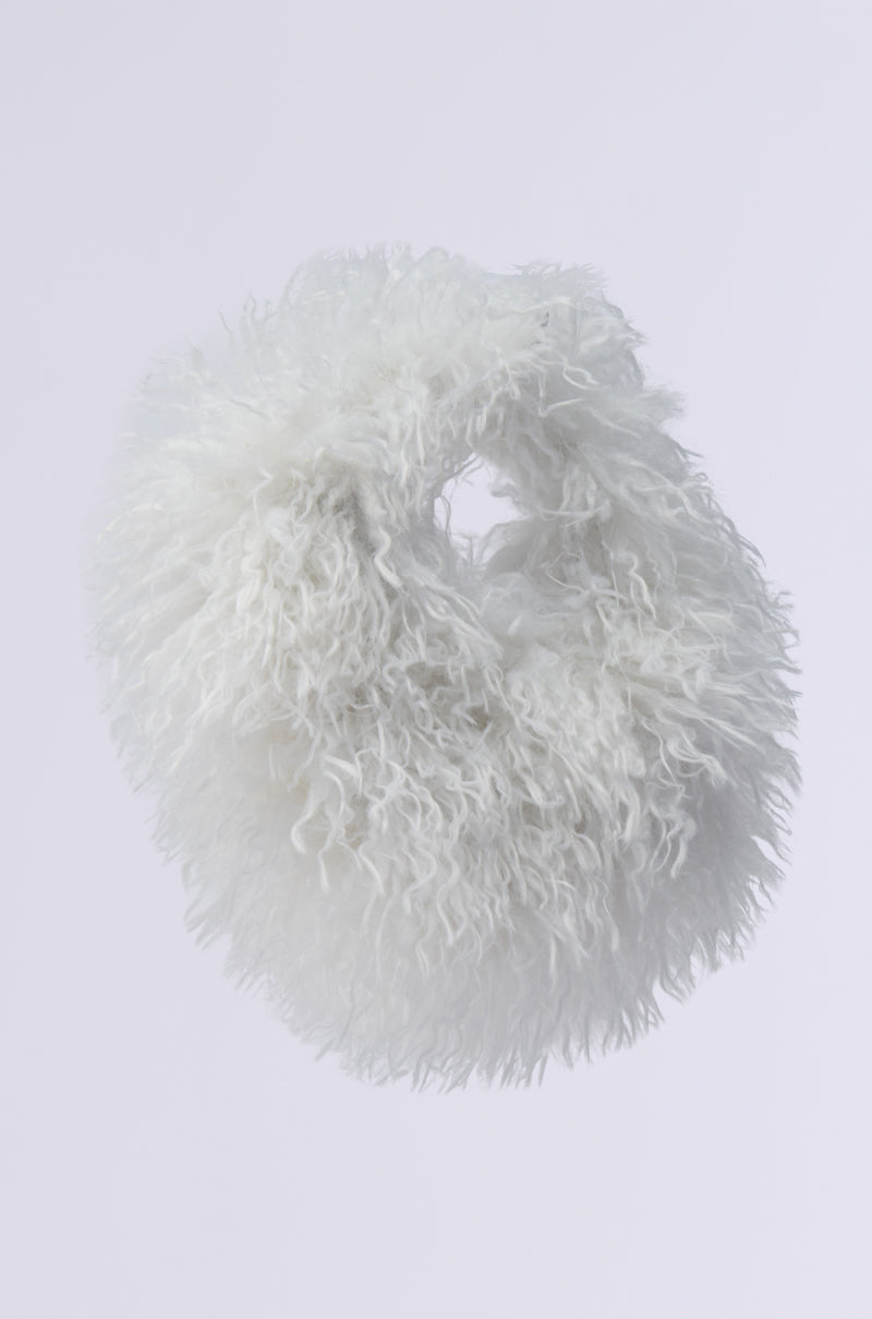 IN A FLURRY FAUX FUR BAG