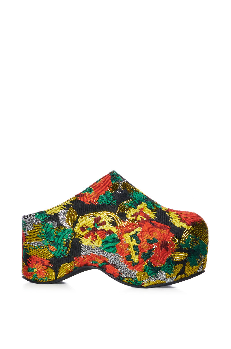 AZALEA WANG VESTA MULTI BROCADE CLOG