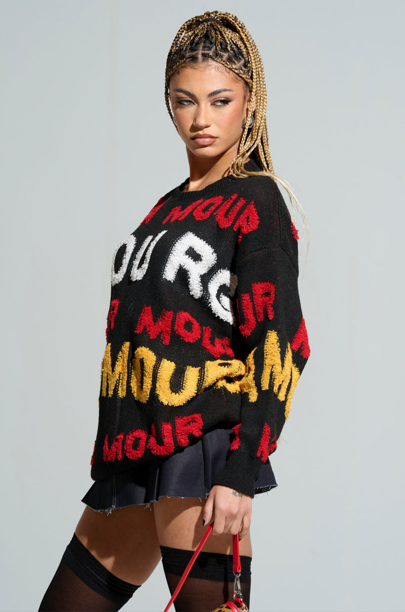 GLAMOUR OVERSIZED SWEATER
