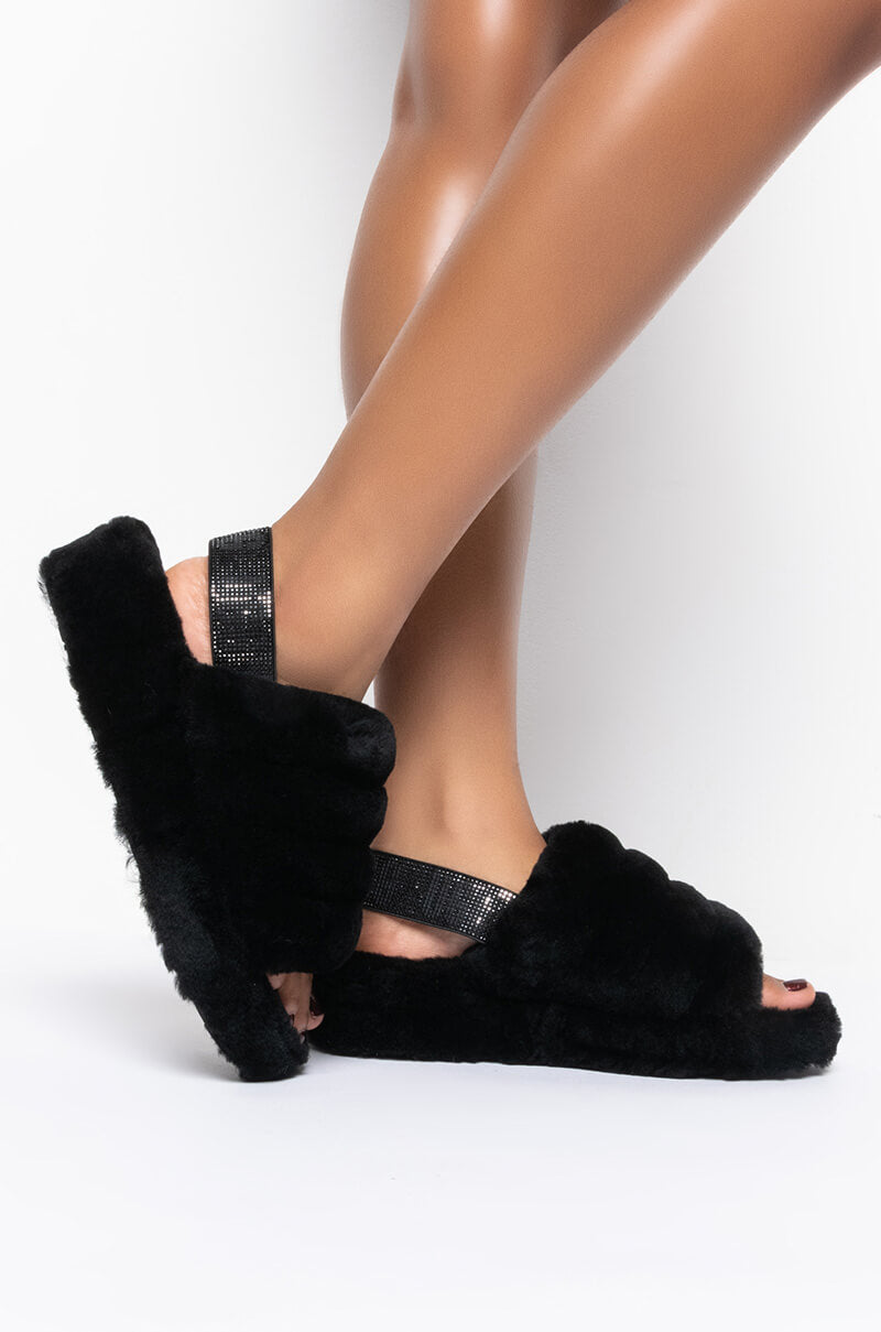 UGG FLUFF YEAH WITH BLING