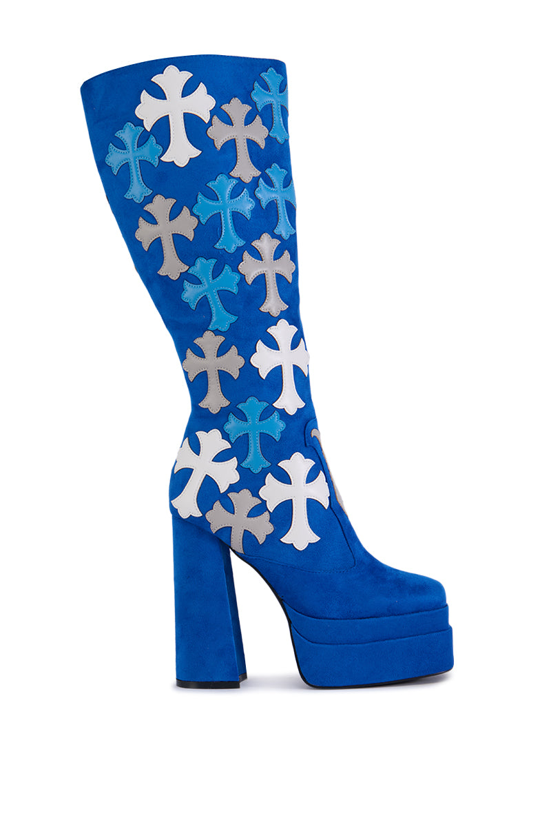 AZALEA WANG PLEASANT BLUE BOOT