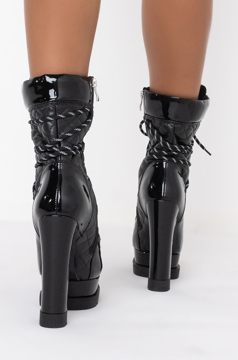 AZALEA WANG YOU WANT IT YOU GOT IT CHUNKY BOOTIE IN BLACK