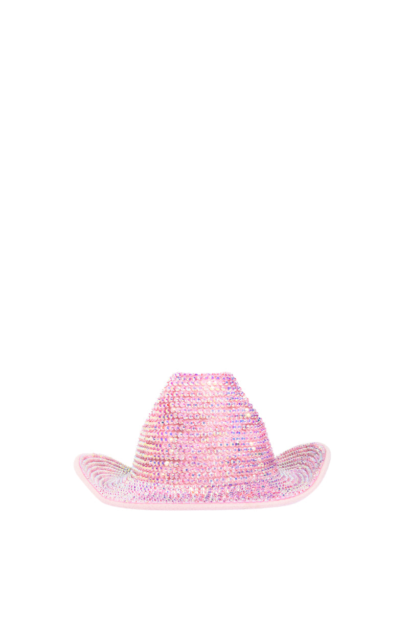 THROUGH THE NIGHT BLING COWBOY HAT