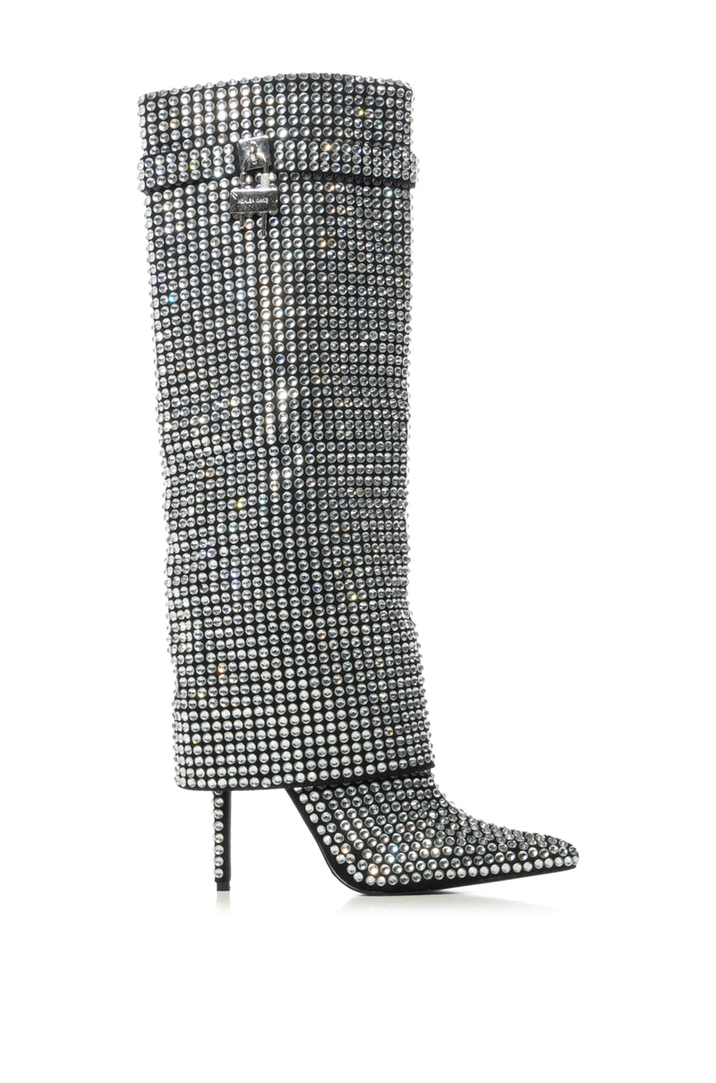 AZALEA WANG HEMLOCK SILVER ROUND DIAMOND BOOT