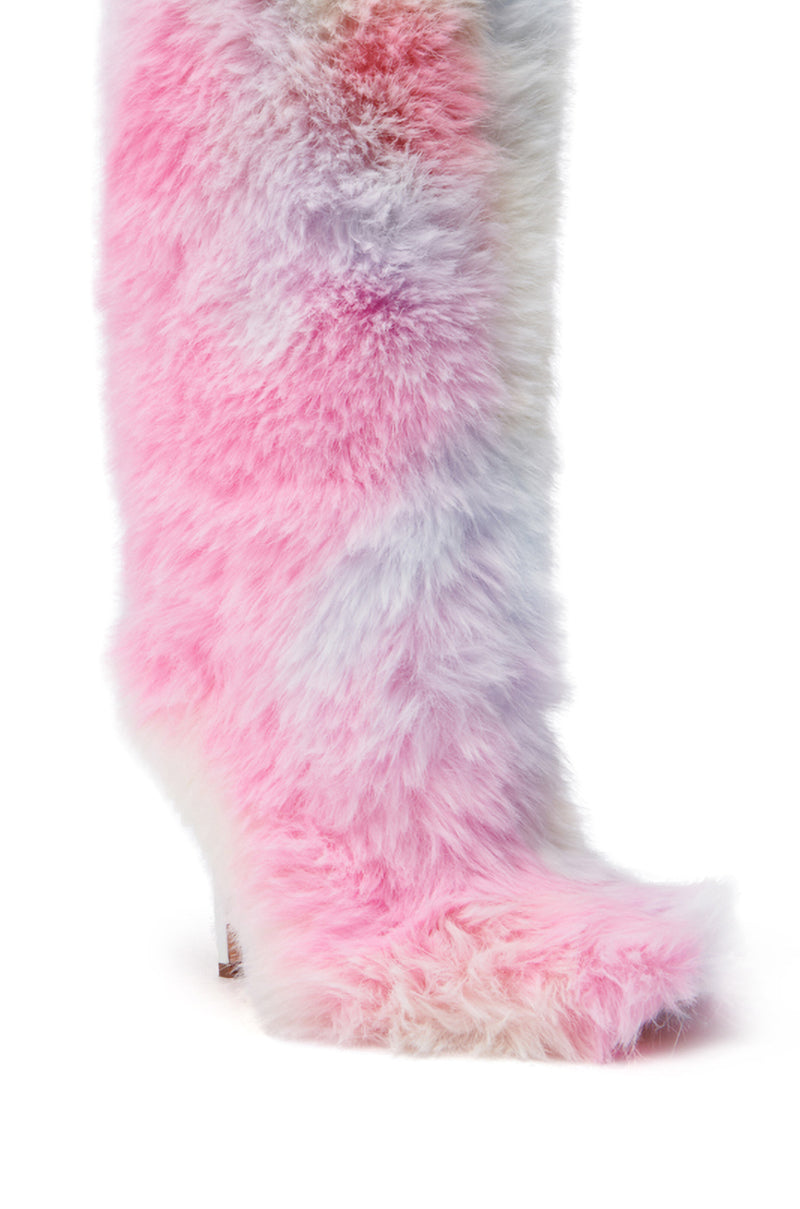 AZALEA WANG UPSETTER PINK STILETTO BOOT