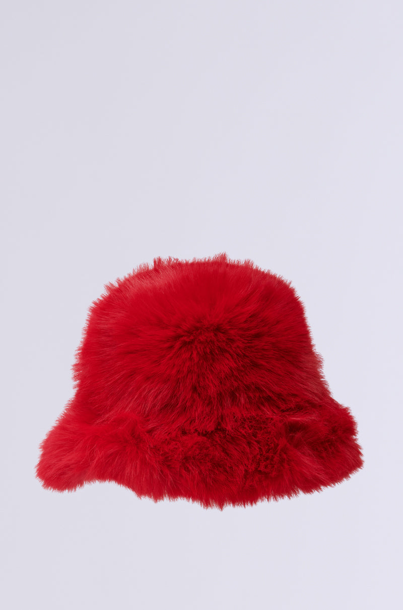 LOOK AT ME NOW FAUX FUR HAT