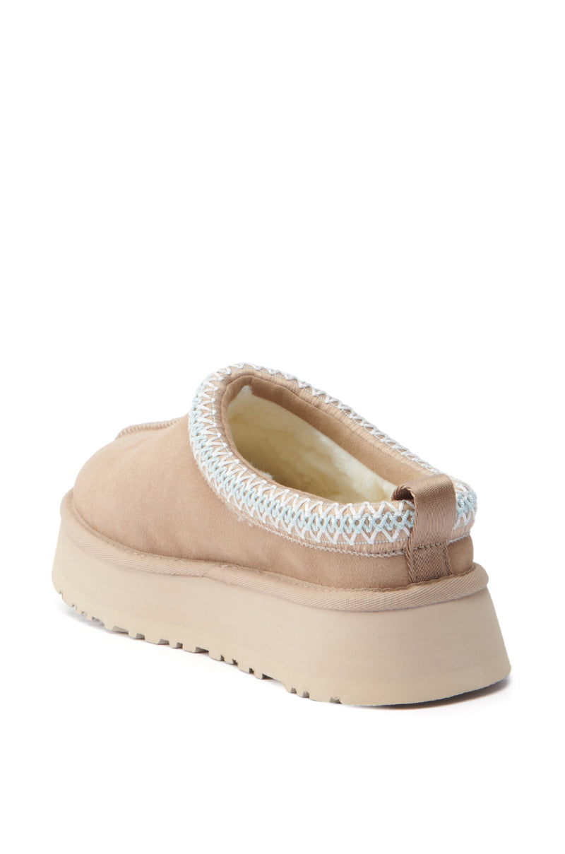 UGG TAZZ FLAT SLIPPER IN BROWN