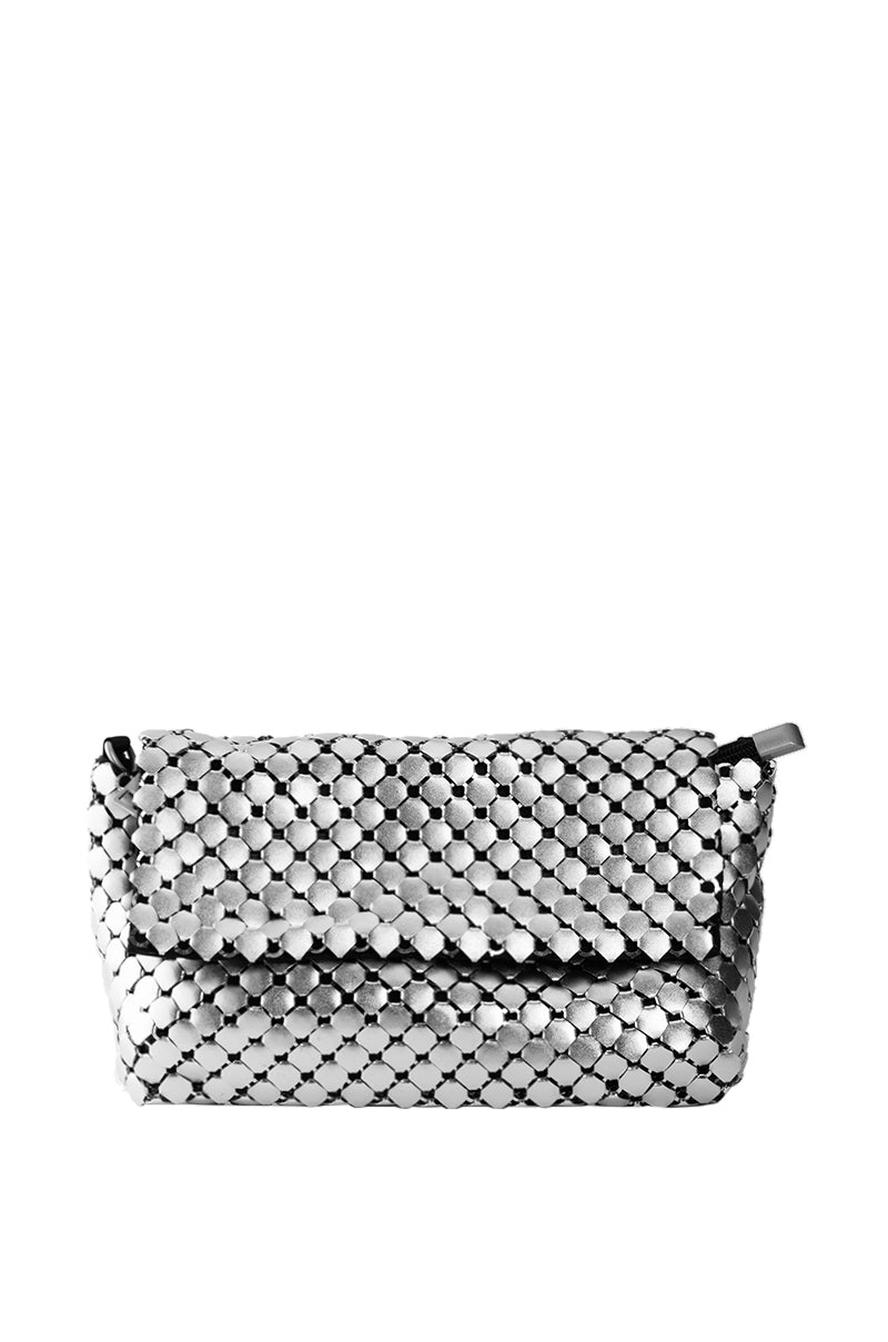 HANKA CLUTCH IN SILVER