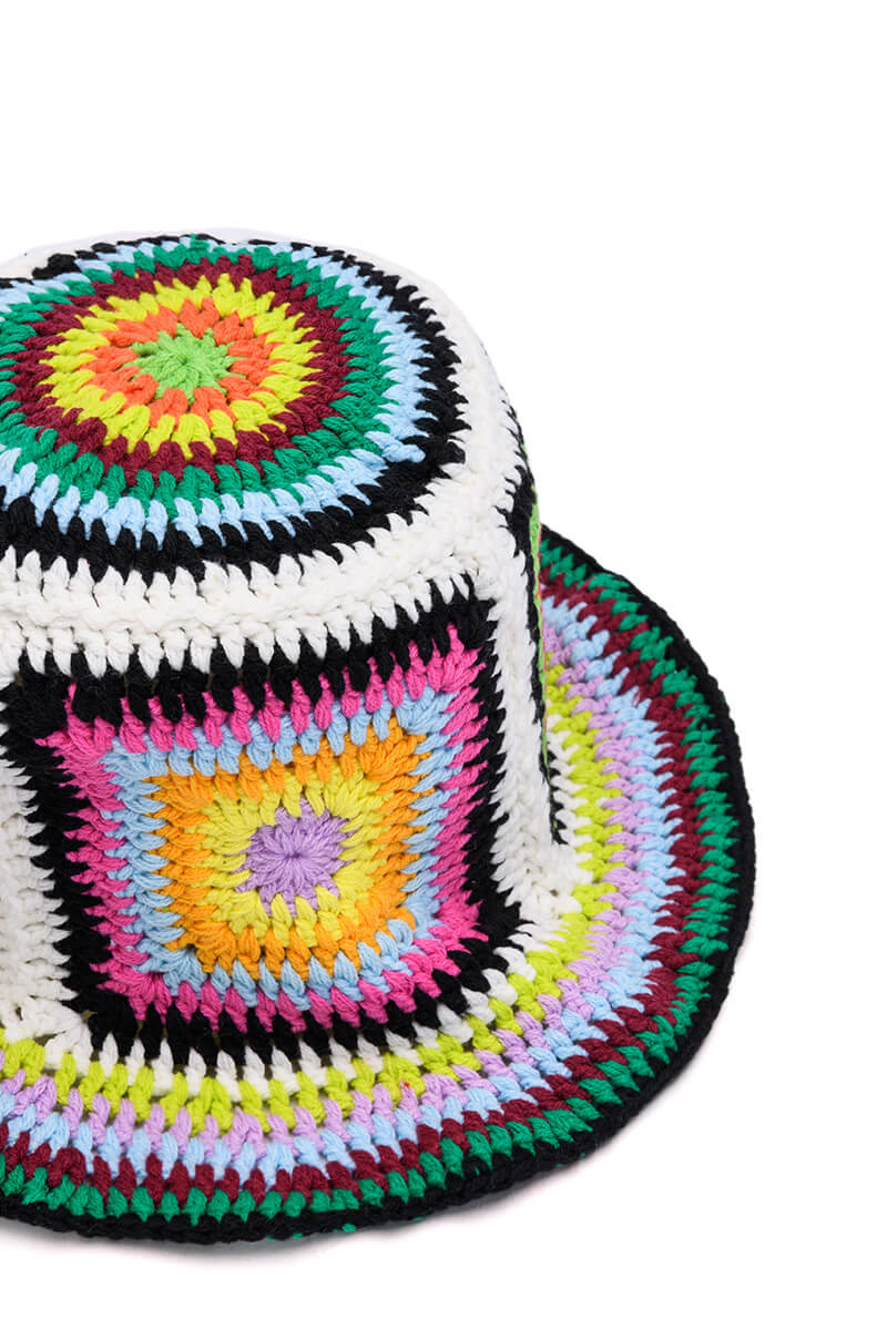 I WANNA RUN AWAY CROCHET BUCKET HAT