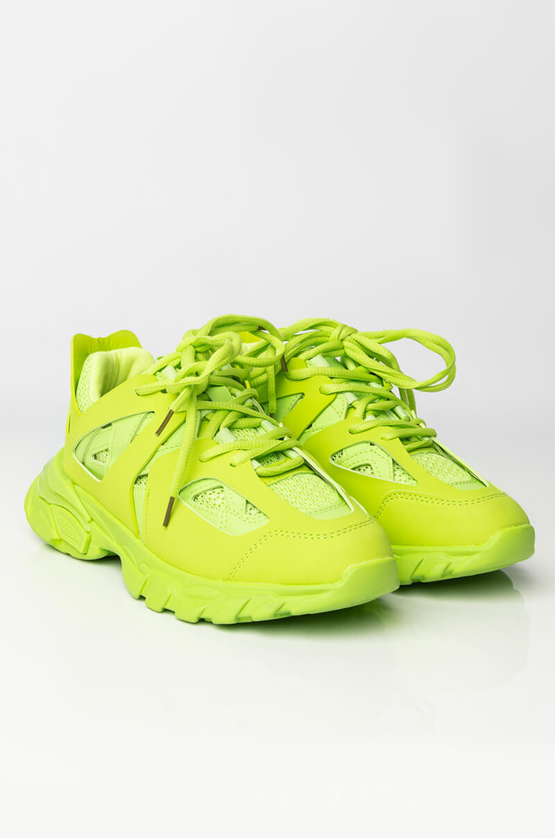 UH HUH HONEY FLAT SNEAKER LIME