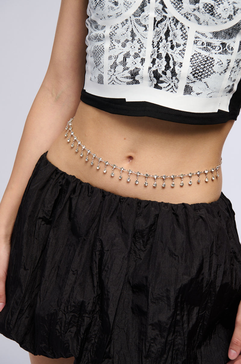 DAINTY BLING BELLY CHAIN