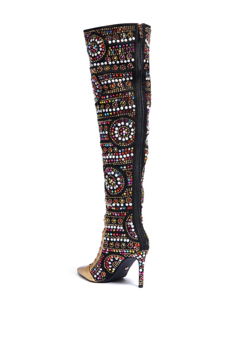 AZALEA WANG WILDA MULTI STILETTO BOOT